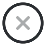 Close Circle SVG Icon